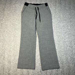 Athleta Women's Size 2P Wool Blend Midtown Trouser Tie Pants Gray 457939 READ